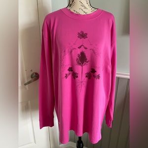 Lululemon pink Nature long sleeve size 12